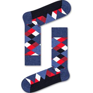 Happy Socks Broken Argyle Sock, unisex sokken
