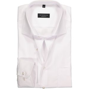 ETERNA comfort fit overhemd, mouwlengte 7, niet doorschijnend twill heren overhemd, wit 43