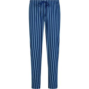 Mey pyjamabroek lang, Cranbourne, blauw met grijs gestreept -  Maat: XXL