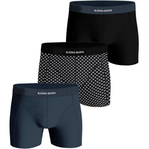 Bjorn Borg Cotton Stretch boxers, heren boxers normale lengte (3-pack), multicolor