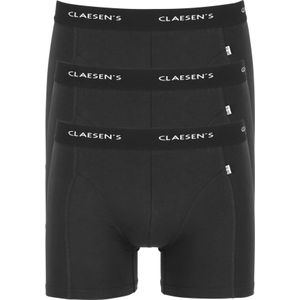 Claesen's Basics boxers (3-pack), heren boxers lang, zwart -  Maat: L