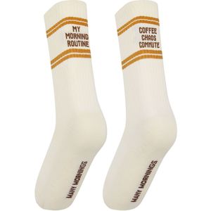 Many Mornings unisex sportsokken, Rush Routine