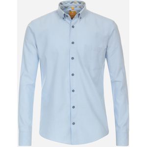3 voor 99 | Redmond modern fit overhemd, popeline, blauw 47/48
