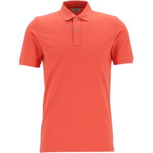 OLYMP Polo Level 5 Classic, slim fit polo, oranje