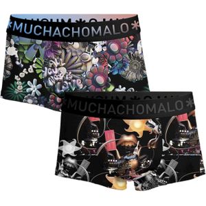 Muchachomalo boxershorts, heren boxers kort (2-pack), Rolling Stones Beatles -  Maat: XL