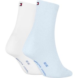 Tommy Hilfiger Casual Short Sock (2-pack), dames sokken, blauw