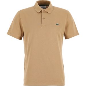 Lacoste Sport Polo Regular Fit stretch, cookie lichtbruin -  Maat: 3XL