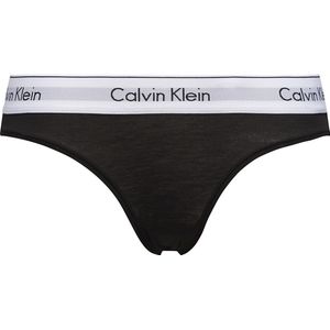 Calvin Klein dames Modern Cotton slip, zwart -  Maat: XL