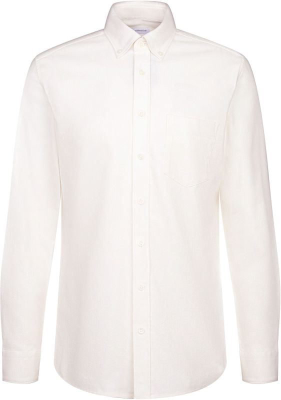 Seidensticker slim fit overhemd, popeline, beige