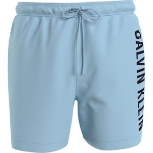 Calvin Klein Medium Drawstring swimshort, heren zwembroek, lichtblauw -  Maat: L