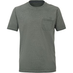 CASA MODA comfort fit heren T-shirt, groen -  Maat: 5XL