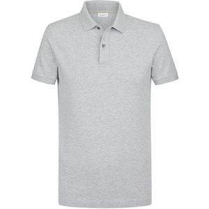 Profuomo slim fit heren polo, grijs