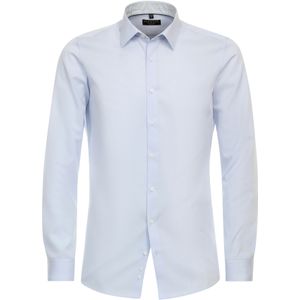 Redmond - Slim Fit - Overhemd - Blauw - Strijkvriendelijk