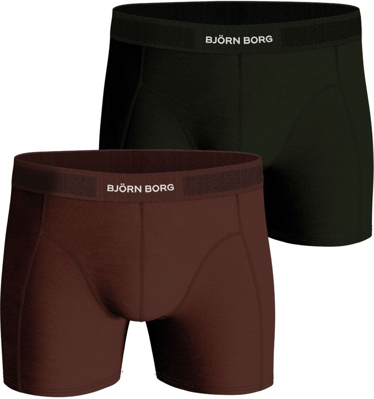 Bjorn Borg Lyocell boxers, heren boxers normale lengte (2-pack), multicolor