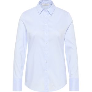 ETERNA - Dames Blouse - Lichtblauw - Slim Fit - Stretch Performance Shirt