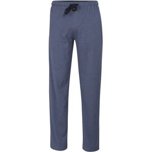 Ceceba heren pyjama- of loungebroek, donkerblauw melange -  Maat: 5XL