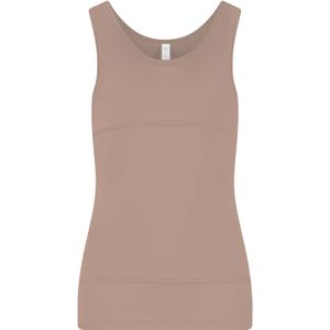 RJ Bodywear RJ dames Pure Color dames hemd (1-pack), lichtbruin