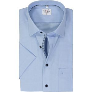 MARVELIS modern fit overhemd, korte mouw, popeline, lichtblauw