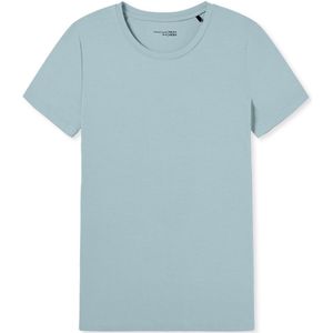 SCHIESSER Mix+Relax T-shirt, dames shirt korte mouw modal bluebird