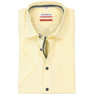 MARVELIS modern fit overhemd, korte mouw, maisgeel (contrast) 39