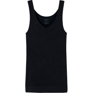 SCHIESSER Seamless Light dames tank top, naadloos hemd, zwart -  Maat: S