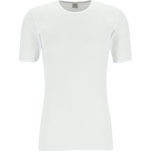 Ceceba heren T-shirt fijnrib regular fit (1-pack), O-hals, wit -  Maat: 3XL