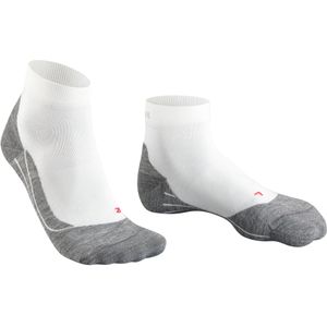 FALKE RU4 Endurance Short heren running sokken kort, wit (white-mix) -  Maat: 42-43