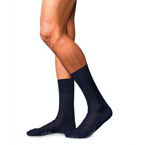 FALKE No. 7 Finest Merino herensokken, blauw (dark navy)