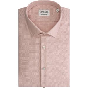 Calvin Klein slim fit overhemd, Stretch Collar Tonal Slim Shirt, antiek roze 45