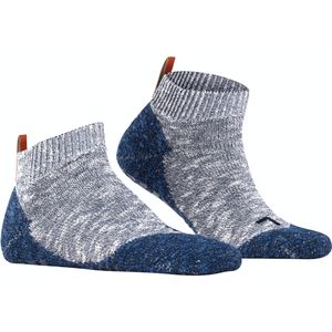 FALKE Lodge Homepads heren huissokken (laag model), blauw (storm) -  Maat: 45-46