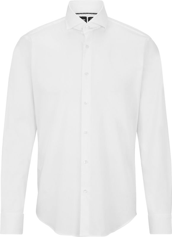 BOSS - Joe - Overhemd - Wit - Regular Fit - Twill