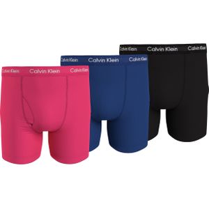 Calvin Klein Boxer Briefs (3-pack), heren boxers extra lang, multicolor -  Maat: L