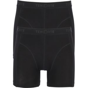 TEN CATE Basics men bamboo viscose shorts (2-pack), heren boxers normale lengte, zwart