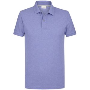 Profuomo slim fit heren polo, paars