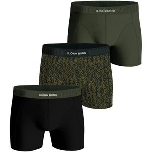Bjorn Borg Cotton Stretch boxers, heren boxers normale lengte (3-pack), multicolor -  Maat: M