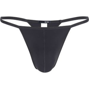 HOM Plume g-string (1-pack), heren string, zwart -  Maat: M