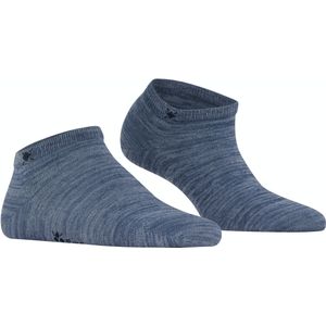 Burlington Soho Vibes dames sneakersokken, blauw (light jeans) -  Maat: 36-41