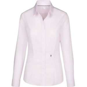 Seidensticker dames blouse slim fit, roze -  Maat: 44