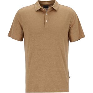 OLYMP Polo Casual, modern fit polo, caramel