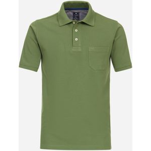 Redmond regular fit heren polo, pique, groen
