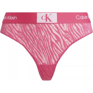 Calvin Klein dames modern thong (1-pack), string, roze -  Maat: XS
