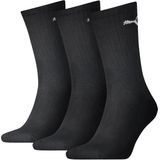 Puma Crew Sock (3-pack),  sokken, zwart -  Maat: 43-46
