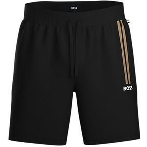 BOSS Authentic Shorts, heren pyjama- of loungebroek kort, zwart -  Maat: XXL