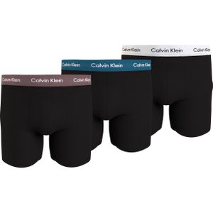 Calvin Klein Boxer Briefs (3-pack), heren boxers extra lang, blauw -  Maat: XS