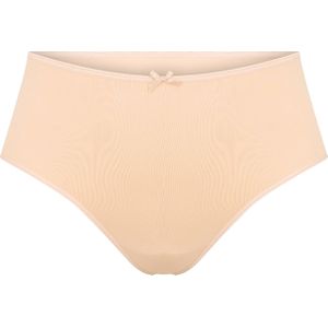 RJ Bodywear Pure Color dames string extra hoog (1-pack), beige -  Maat: 3XL