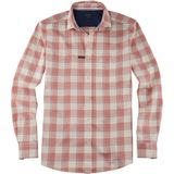 OLYMP - Casual - Rood Geruit Overhemd - Flanel - Regular Fit