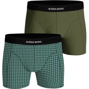 Bjorn Borg Cotton Stretch boxers, heren boxers normale lengte (2-pack), multicolor