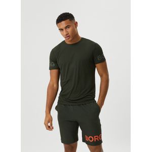 Bjorn Borg light T-shirt, donkergroen