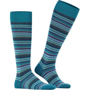 FALKE Microblock heren kniekousen, petrol (peacock)