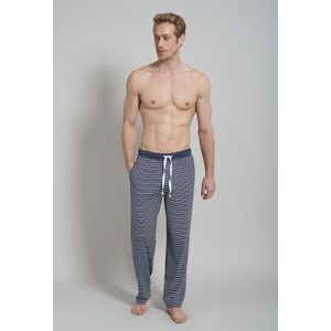 Ceceba heren pyjama- of loungebroek, blauw melange